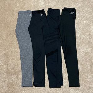 Lot of 4 Justice leggings, size 10 girls